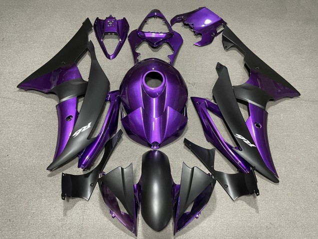 Discount 2008-2016 Purple Matte Black Yamaha YZF R6 Motorcycle Fairing Canada