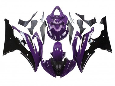 Discount 2008-2016 Purple Glossy Black Yamaha YZF R6 Motorcycle Fairings Canada