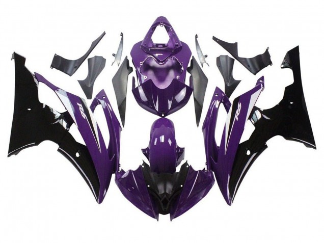 Discount 2008-2016 Purple Glossy Black Yamaha YZF R6 Motorcycle Fairings Canada