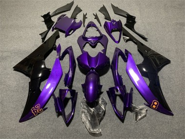 Discount 2008-2016 Purple Glossy Black 24 Yamaha YZF R6 Motorcycle Fairings Canada