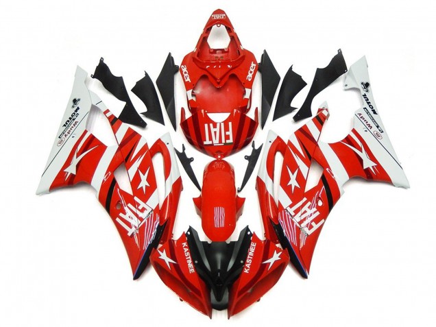 Discount 2008-2016 White Red Black Fiat Yamaha YZF R6 Motorcycle Fairings Canada