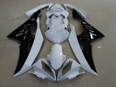 Discount 2008-2016 White Glossy Black Yamaha YZF R6 Motorcycle Fairings Canada
