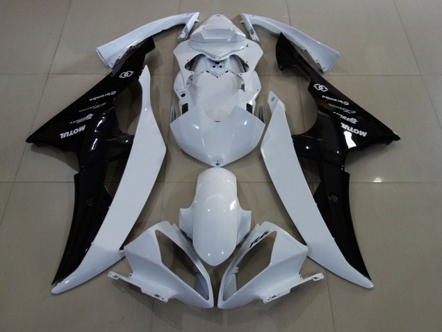 Discount 2008-2016 White Glossy Black Yamaha YZF R6 Motorcycle Fairings Canada