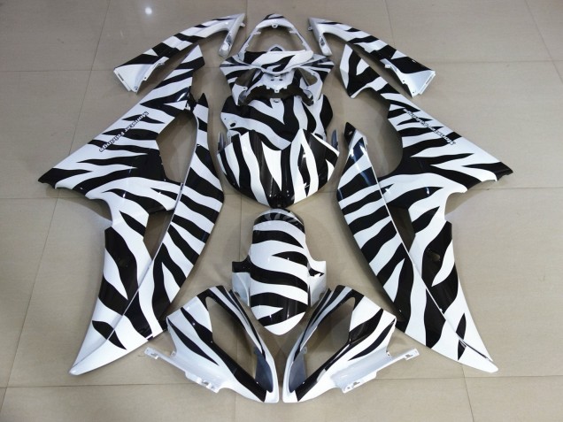 Discount 2008-2016 White Black Zebra Yamaha YZF R6 Motorcycle Fairings Canada