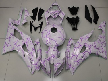 Discount 2008-2016 White Purple Lightning Yamaha YZF R6 Motorcycle Fairings Canada