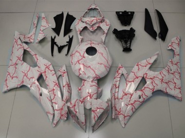 Discount 2008-2016 White Red Lightning Yamaha YZF R6 Motorcycle Fairings Canada