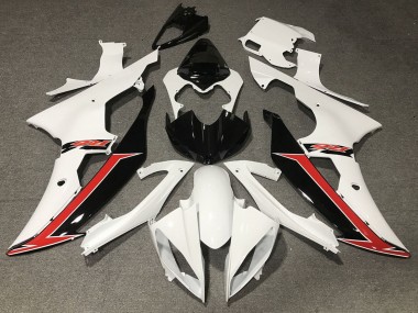 Discount 2008-2016 White Red Glossy Black Yamaha YZF R6 Motorcycle Fairing Canada