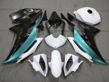 Discount 2008-2016 White Black Teal Blue Yamaha YZF R6 Motorcycle Fairings Canada