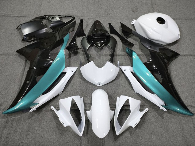 Discount 2008-2016 White Black Teal Blue Yamaha YZF R6 Motorcycle Fairings Canada