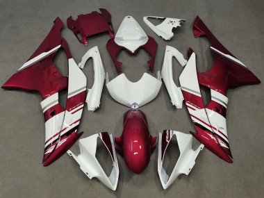 Discount 2008-2016 White Candy Red Yamaha YZF R6 Motorcycle Fairings Canada