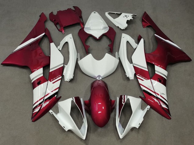 Discount 2008-2016 White Candy Red Yamaha YZF R6 Motorcycle Fairings Canada