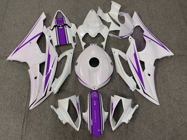 Discount 2008-2016 White Purple Yamaha YZF R6 Motorcycle Fairings Canada