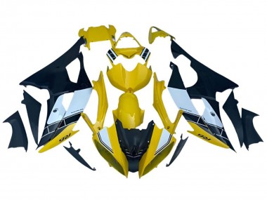 Discount 2008-2016 Yellow White Black Stripe Yamaha YZF R6 Motorcycle Fairings Canada