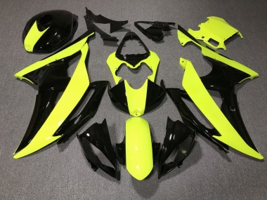 Discount 2008-2016 Yellow Glossy Black Yamaha YZF R6 Motorcycle Fairings Canada