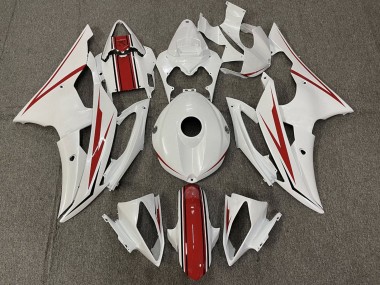 Discount 2008-2016 Pearl White Red Yamaha YZF R6 Motorcycle Fairing Canada