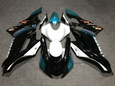 Discount 2017-2023 White Teal Blue Glossy Black Yamaha YZF R6 Motorcycle Fairings Canada