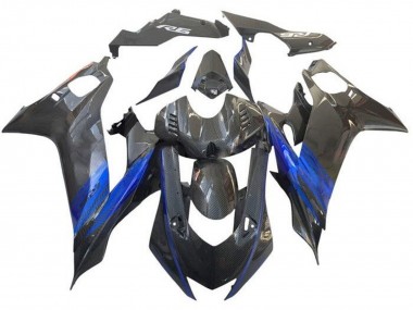 Discount 2017-2023 Blue Black Faux Carbon Fiber Yamaha YZF R6 Motorcycle Fairing Canada