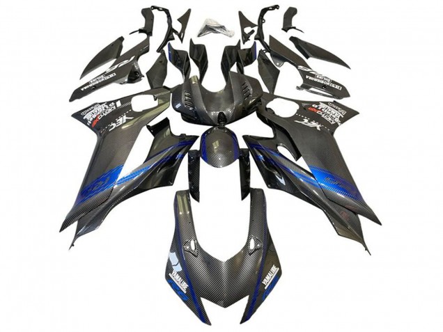 Discount 2017-2023 Blue Black Faux Carbon Fiber Yamaha YZF R6 Motorcycle Fairings Canada