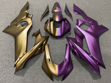 Discount 2017-2023 Matte Gold Purple Split Yamaha YZF R6 Motorcycle Fairings Canada
