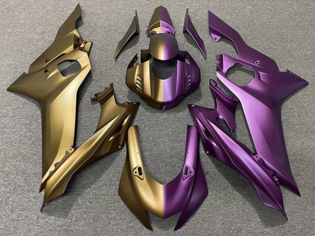 Discount 2017-2023 Matte Gold Purple Split Yamaha YZF R6 Motorcycle Fairings Canada