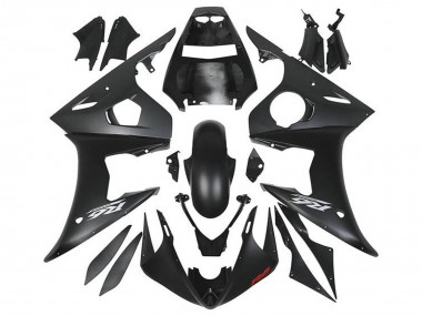 Discount 2005 Matte Black Silver Red Yamaha YZF R6 Motorcycle Fairings Canada