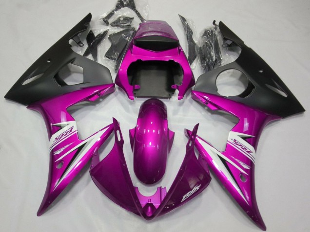 Discount 2005 Pink Matte Black White Yamaha YZF R6 Motorcycle Fairings Canada