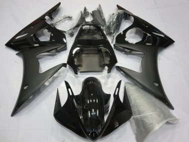 Discount 2005 Glossy Black Matte Black Yamaha YZF R6 Motorcycle Fairings Canada