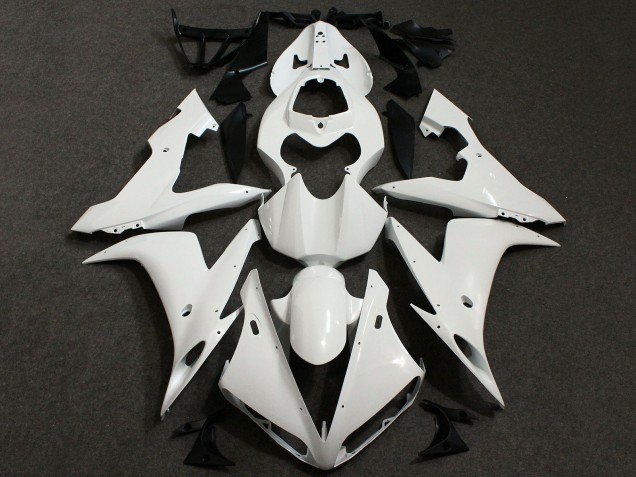 Discount 2005 White Yamaha YZF R6 Motorcycle Fairings Canada