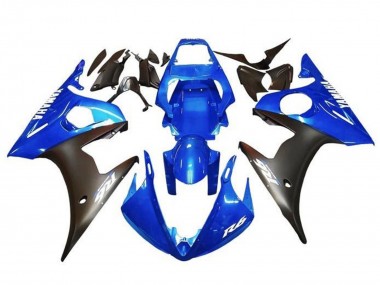 Discount 2003-2004 Blue Matte Black White Decals Yamaha YZF R6 Motorcycle Fairings Canada