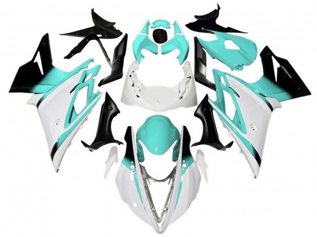 Discount 2013-2016 White Turquoise Blue Glossy Black Triumph Daytona 675 Triple Motorcycle Fairings Canada