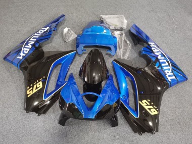 Discount 2006-2008 Blue Glossy Black Racing Triumph Daytona 675 Triple Motorcycle Fairings Canada