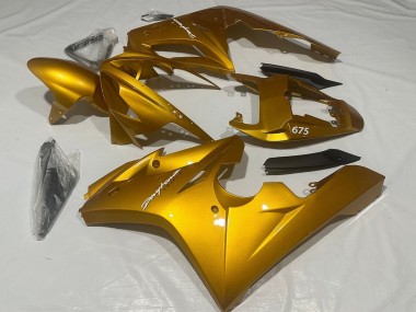 Discount 2006-2008 Metallic Gold Triumph Daytona 675 Triple Motorcycle Fairings Canada