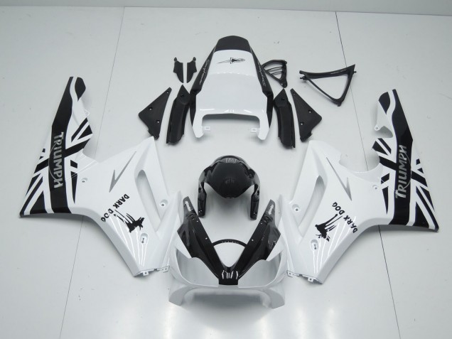 Discount 2006-2008 White Glossy Black Dark Dog Triumph Daytona 675 Triple Motorcycle Fairings Canada