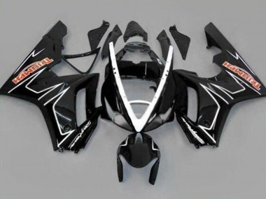 Discount 2006-2008 Glossy Black White Stripe Triumph Daytona 675 Triple Motorcycle Fairings Canada