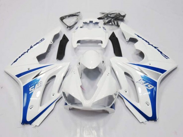 Discount 2006-2008 White Blue Triumph Daytona 675 Triple Motorcycle Fairing Canada