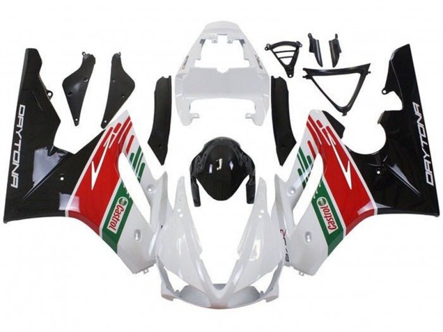 Discount 2009-2012 White Red Green Glossy Black Castrol Triumph Daytona 675 Triple Motorcycle Fairings Canada
