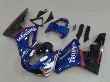 Discount 2009-2012 Blue Red White Glossy Black Triumph Daytona 675 Triple Motorcycle Fairings Canada