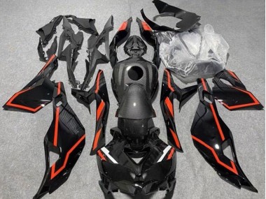 Discount 2019-2025 Faux Carbon Fiber Black Red Kawasaki ZX4R ZX-4RR Motorcycle Fairings Canada