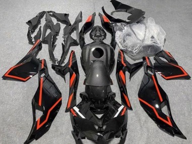 Discount 2019-2025 Faux Carbon Fiber Black Red Kawasaki ZX4R ZX-4RR Motorcycle Fairings Canada