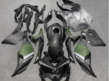 Discount 2019-2025 Faux Carbon Fiber Green Grey Kawasaki ZX4R ZX-4RR Motorcycle Fairings Canada