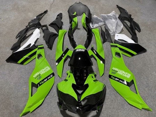 Discount 2019-2025 Green Black White Kawasaki ZX4R ZX-4RR Motorcycle Fairings Canada
