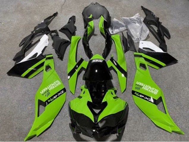 Discount 2019-2025 Green Black White Kawasaki ZX4R ZX-4RR Motorcycle Fairings Canada