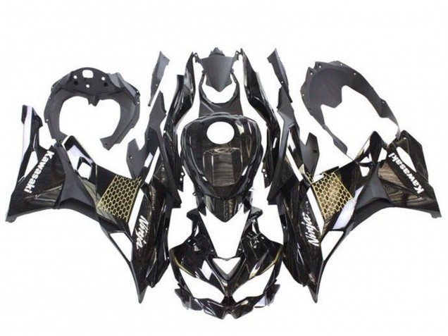 Discount 2019-2025 Glossy Black White Gold Kawasaki ZX4R ZX-4RR Motorcycle Fairings Canada
