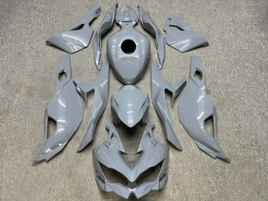 Discount 2019-2025 Glossy Nardo Grey Kawasaki ZX4R ZX-4RR Motorcycle Fairings Canada