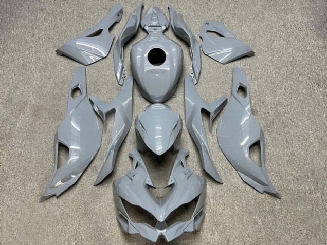 Discount 2019-2025 Glossy Nardo Grey Kawasaki ZX4R ZX-4RR Motorcycle Fairings Canada