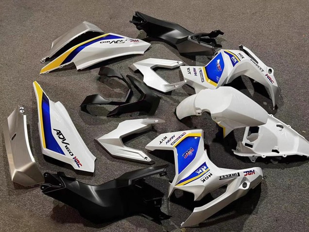 Discount 2022-2024 White Blue Yellow HRC Honda ADV160 Motorcycle Fairings Canada