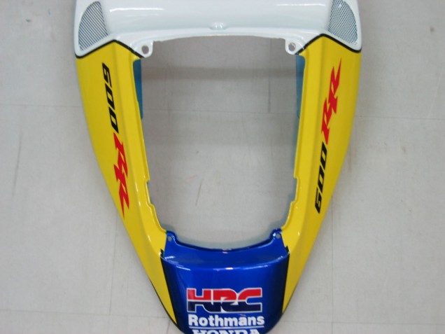 Discount 2005-2006 Blue White Yellow Rothmans Honda CBR600RR Motorcycle Fairings Canada
