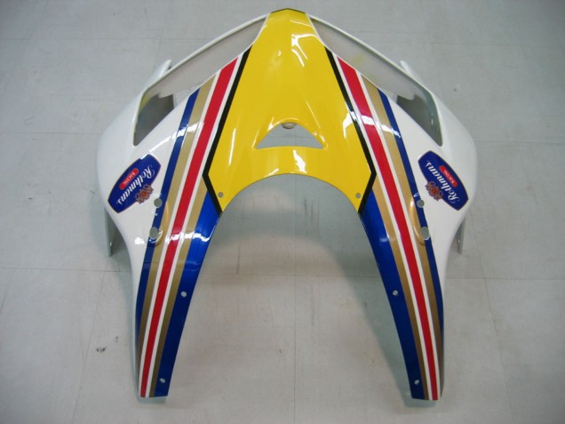 Discount 2005-2006 Blue White Yellow Rothmans Honda CBR600RR Motorcycle Fairings Canada
