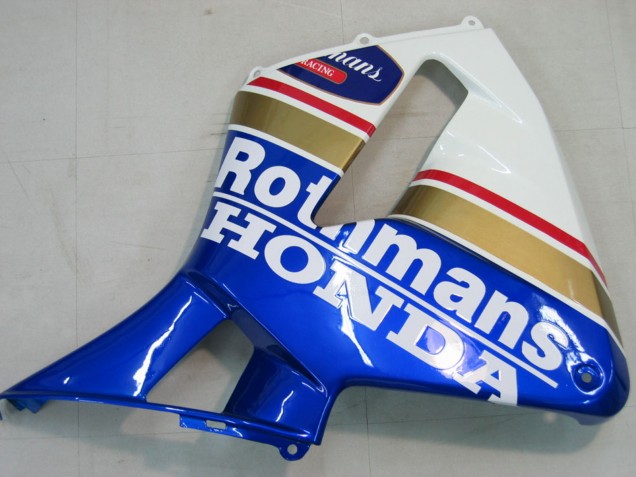 Discount 2005-2006 Blue White Yellow Rothmans Honda CBR600RR Motorcycle Fairings Canada