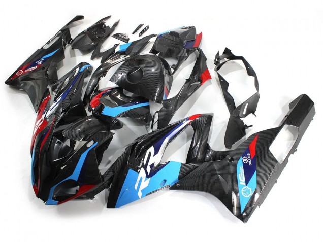 Discount 2015-2016 Blue Red Carbon Fiber BMW S1000RR Motorcycle Fairings Canada